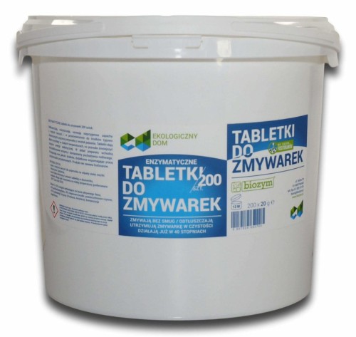 Enzymatyczne tabletki do zmywarek 200 sztuk