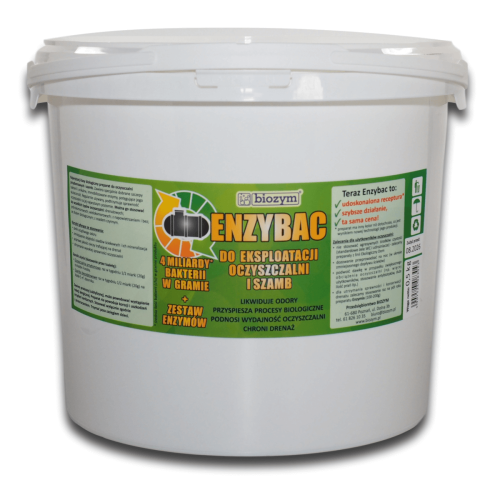 ENZYBAC 5 kg - eksploatacja wszelkich typów oczyszczalni