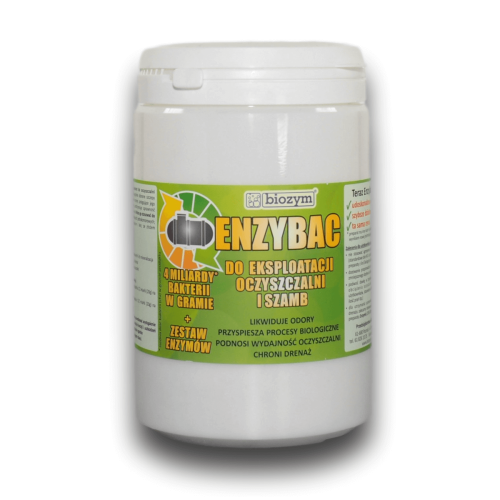 Aktywator ENZYBAC 1 kg- eksploatacja wszelkich typów oczyszczalni