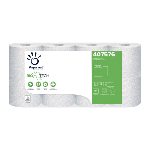 Papier toaletowy Biotech Papernet 407576  BioTECH 2-warstwowy  64 rolki)